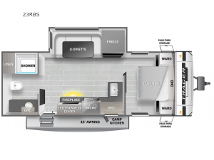 Tracer 23RBS Floorplan Image