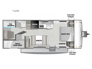 EVO T2250 Floorplan Image