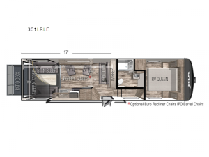 XLR Micro Boost 301LRLE Floorplan Image