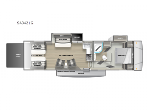 Stealth SA3421G Floorplan Image