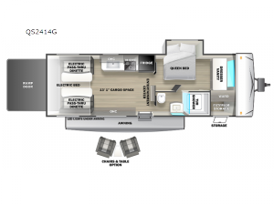 Stealth QS2414G Floorplan Image