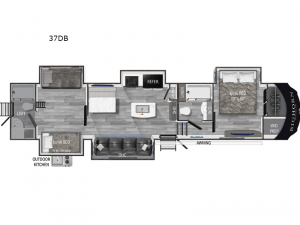 Bighorn Traveler 37DB Floorplan Image
