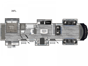 Bighorn Traveler 38FL Floorplan Image
