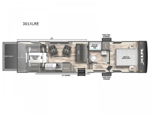 XLR Micro Boost 301XLRE Floorplan Image