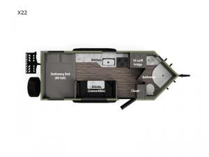 XploreRV X22 Floorplan Image
