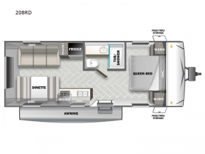 EVO Select 208RD Floorplan Image