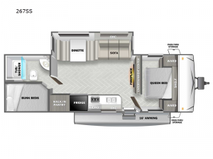 EVO Select 267SS Floorplan Image