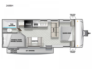 EVO Select 268BH Floorplan Image