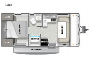 EVO Select 162QK Floorplan Image