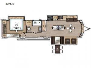 Catalina Destination Series 39MKTS Floorplan Image