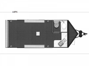 Nomad 18FK Floorplan Image