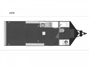 Nomad 26FB Floorplan Image