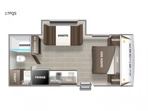 Avenger LT 17FQS Floorplan Image