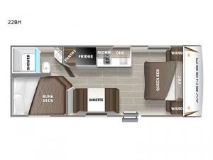 Avenger LT 22BH Floorplan Image