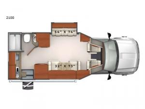 Phoenix Cruiser 2100 Floorplan Image