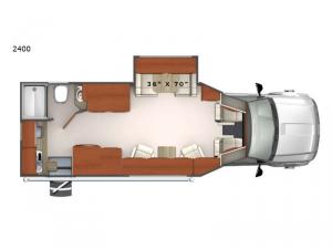 Phoenix Cruiser 2400 Floorplan Image