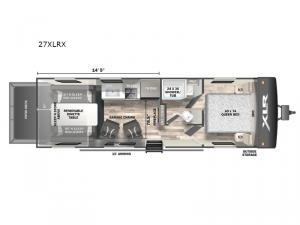 XLR Boost 27XLRX Floorplan Image