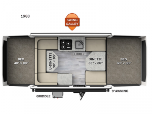 Rockwood Freedom Series 1980 Floorplan Image