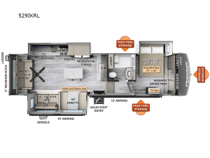 Flagstaff Classic 529IKRL Floorplan Image
