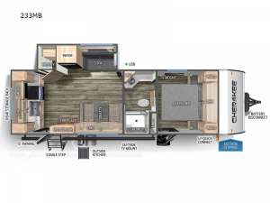 Cherokee 233MB Floorplan Image