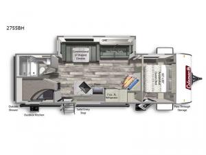 Coleman Light 2755BH Floorplan Image
