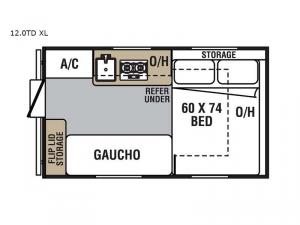 Express Series 12.0TD XL Floorplan Image