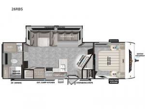Wildwood 26RBS Floorplan Image