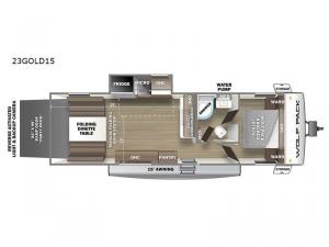 Cherokee Wolf Pack Gold 23GOLD15 Floorplan Image