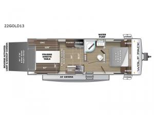 Cherokee Wolf Pack Gold 22GOLD13 Floorplan Image