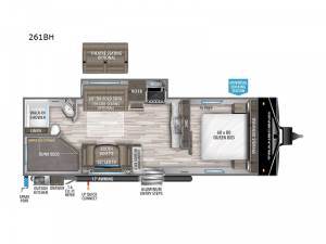 Transcend Xplor 261BH Floorplan Image