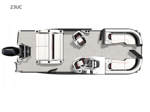 Corsa 23UC Triple-Tube Floorplan Image