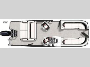 Corsa 25UC Triple-Tube Floorplan Image
