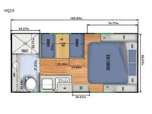 HQ Series HQ15 Floorplan Image