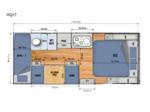 HQ Series HQ17 Floorplan Image