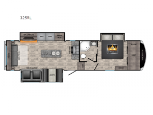 Volante 325RL Floorplan Image
