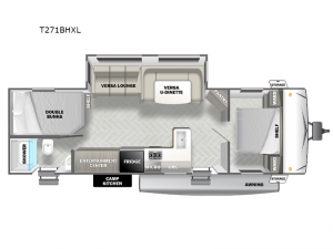 Wildwood X-Lite T271BHXL Floorplan Image