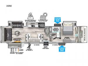 Salem Hemisphere Elite 35RE Floorplan Image