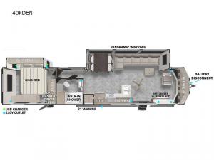 Salem Villa Series 40FDEN Floorplan Image