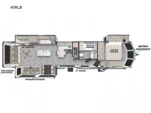 Salem Villa Series 40RLB Floorplan Image