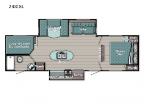 Kingsport 288ISL Floorplan Image