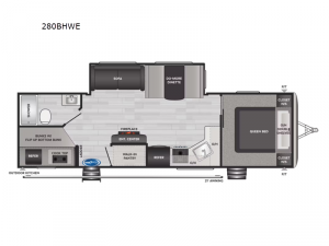 Springdale 280BHWE Floorplan Image
