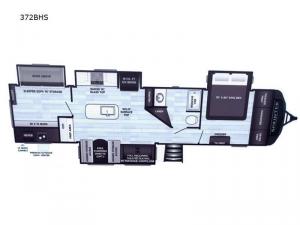 Sprinter Limited 372BHS Floorplan Image