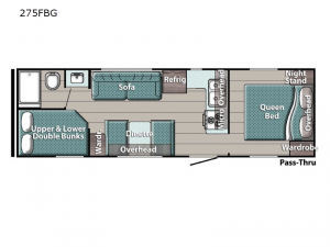 Innsbruck Ultra Lite 275FBG Floorplan Image