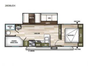 Salem 28DBUDX Floorplan Image