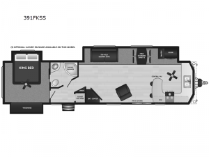 Retreat 391FKSS Floorplan Image