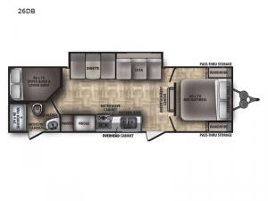 Shasta 26DB Floorplan Image