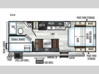 Flagstaff Micro Lite 25LB Floorplan