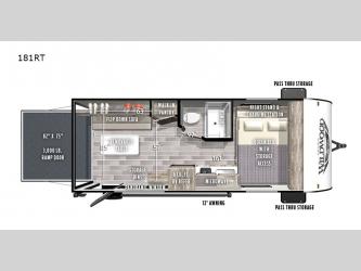 Wildwood FSX 181RT Floorplan