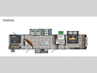 Cruiser CR3851BL Floorplan