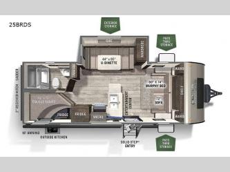 Flagstaff 25BRDS Floorplan